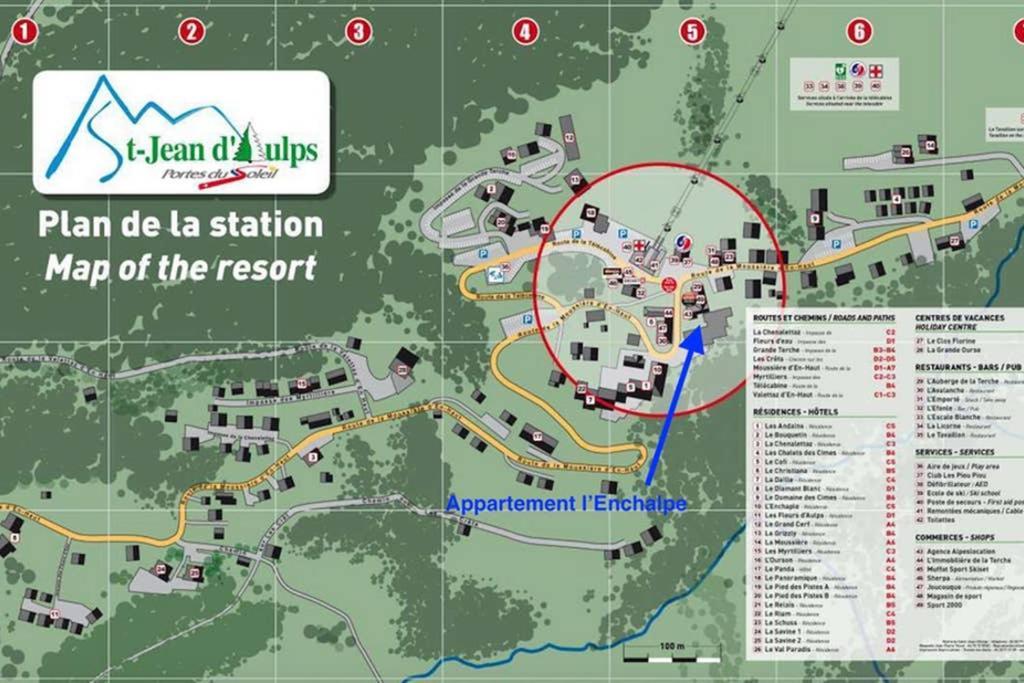 L'Enchalpe, Grand Et Lumineux Studio Avec Coin Montagne 5 Personnes, 60M Des Pistes, Piscine Couverte, Wifi, Grand Balcon Expo Est, Draps Non Compris Saint-Jean-dʼAulps Esterno foto