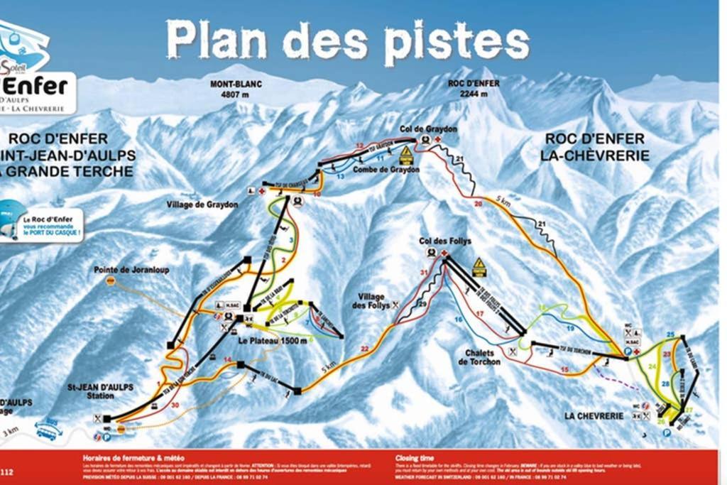 L'Enchalpe, Grand Et Lumineux Studio Avec Coin Montagne 5 Personnes, 60M Des Pistes, Piscine Couverte, Wifi, Grand Balcon Expo Est, Draps Non Compris Saint-Jean-dʼAulps Esterno foto