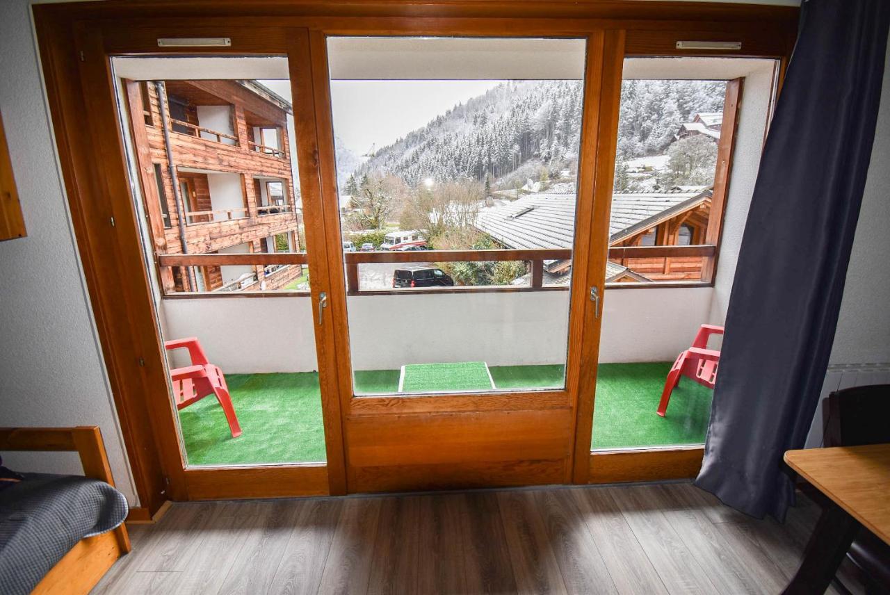 L'Enchalpe, Grand Et Lumineux Studio Avec Coin Montagne 5 Personnes, 60M Des Pistes, Piscine Couverte, Wifi, Grand Balcon Expo Est, Draps Non Compris Saint-Jean-dʼAulps Esterno foto